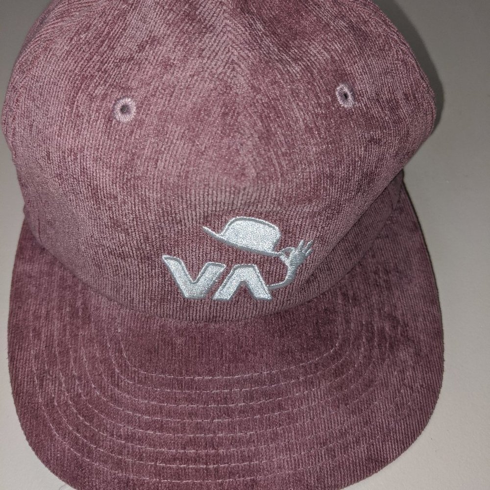 Pink corduroy hat